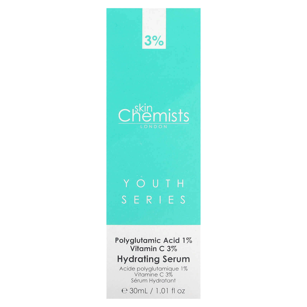 skinChemists, Youth Series, увлажняющая сыворотка, 30 мл (1,01 жидк. унц.)