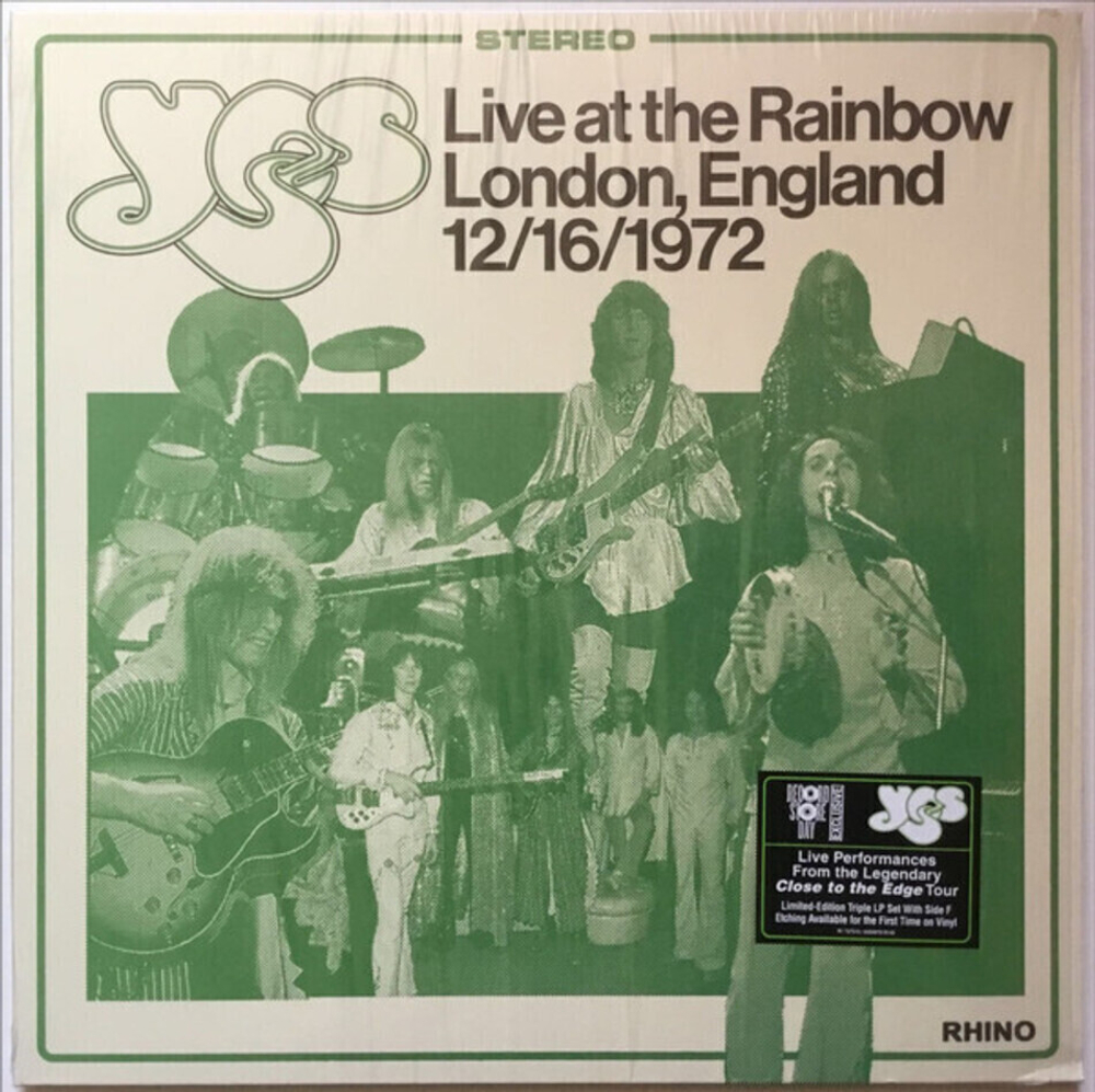 Yes / Live At The Rainbow, London 1972 (Limited Edition)(3LP)