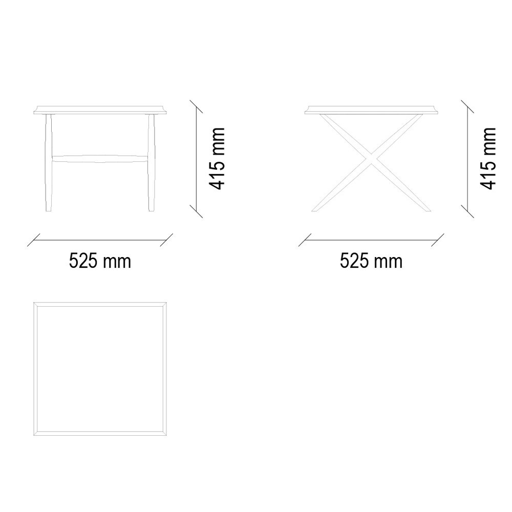 Стол журнальный малый ENZA HOME ELEGANTE EH20168