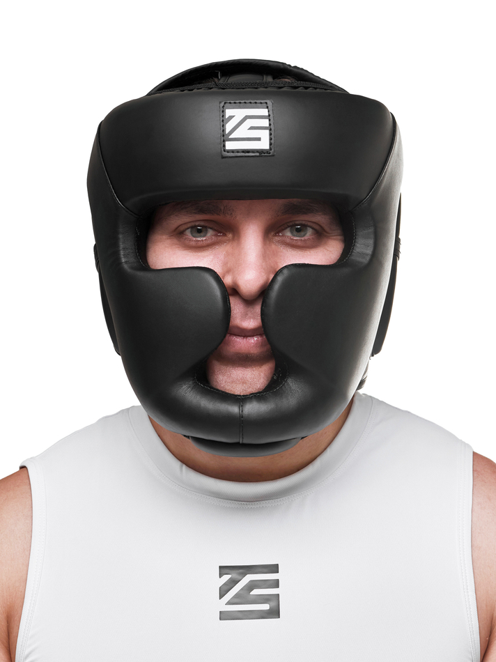 Шлем для бокса черный Tomorrow star