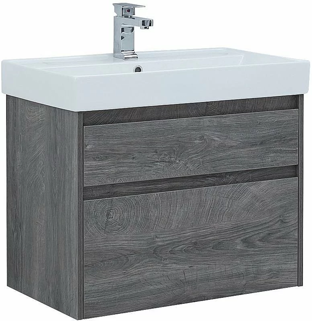 Тумба с раковиной Aquanet Nova Lite 242273 75 дуб рошелье