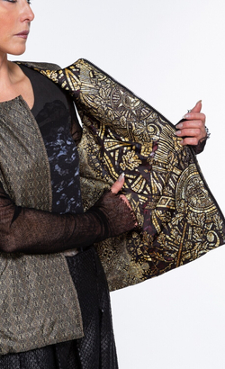 Двусторонний жилет "Три Империи", по мотивам мозаики «Русское оружие»