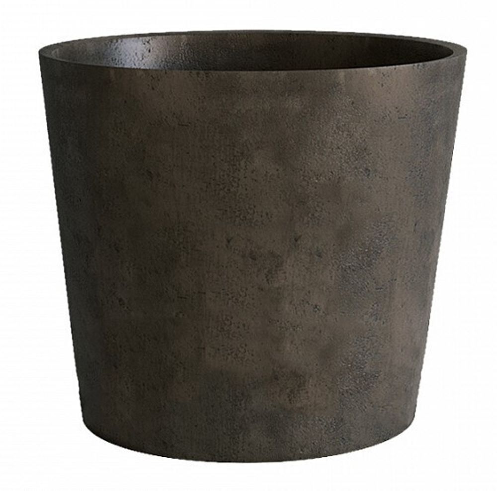 Кашпо CRATER BREZENT GREY D100 H110