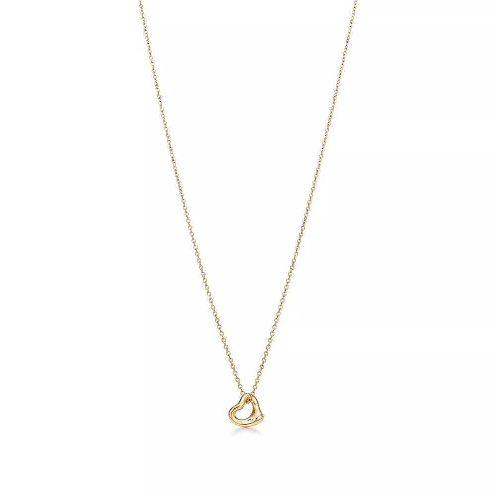 Подвеска из золота 18к(750проба), 7мм.Tiffany 💠open heart ,