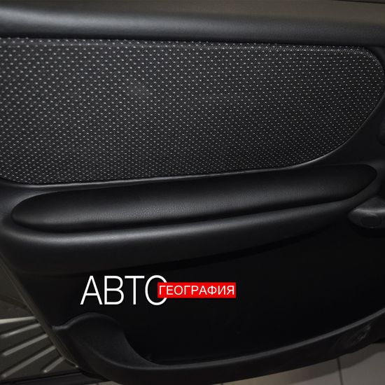 Мягкие накладки на ручки дверей Chevrolet Niva (2009-2020) из экокожи