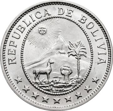 50 сентаво 1939 Боливия