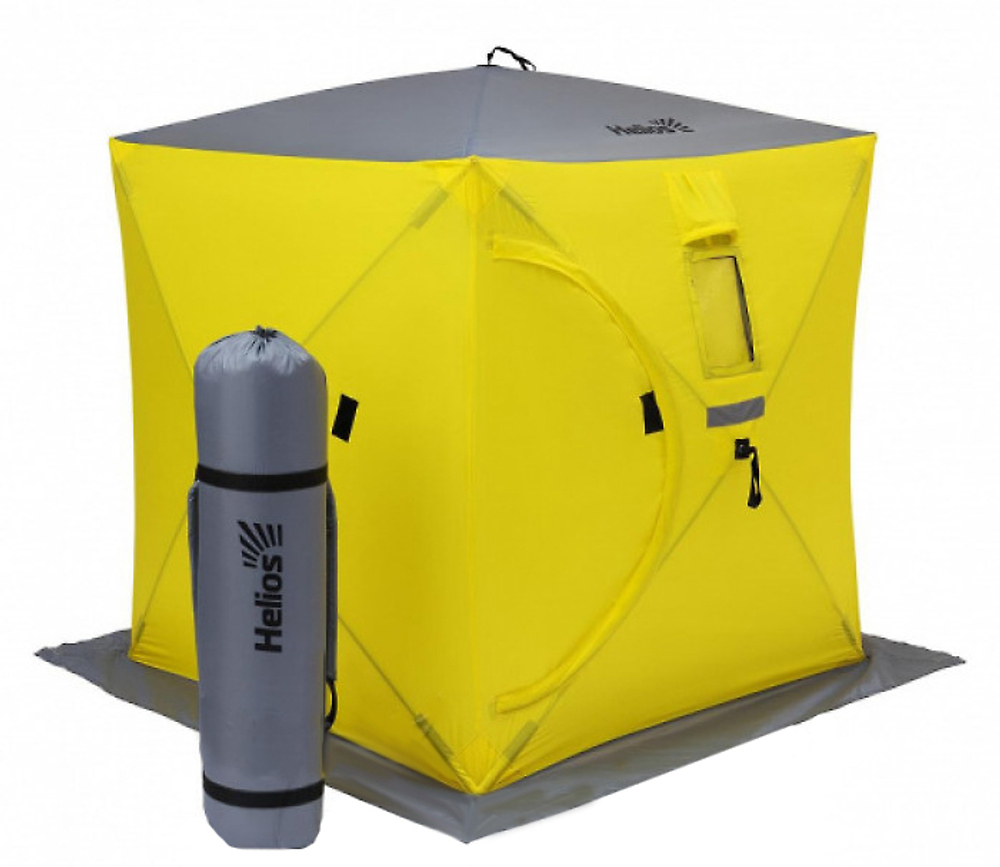 Палатка зимняя Куб Helios 1,8х1,8 yellow [085084]