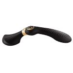 Черный двусторонний вибростимулятор 26,5см Shunga ZOA SH-ZOA-604