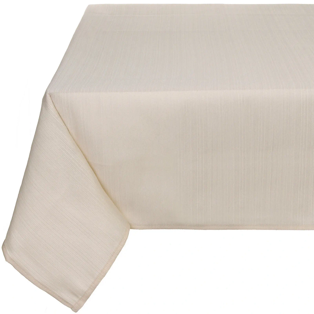 Скатерть 147*183 см «HOME», водоотталкивающая, цвет бежевый