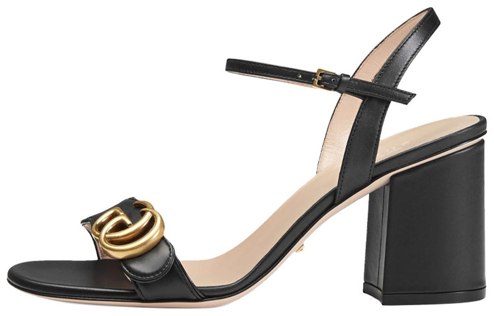 GUCCI Marmont 75mm Leather Sandals