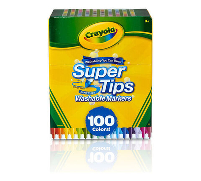 Crayola Super Tips Washable Markers 100 шт