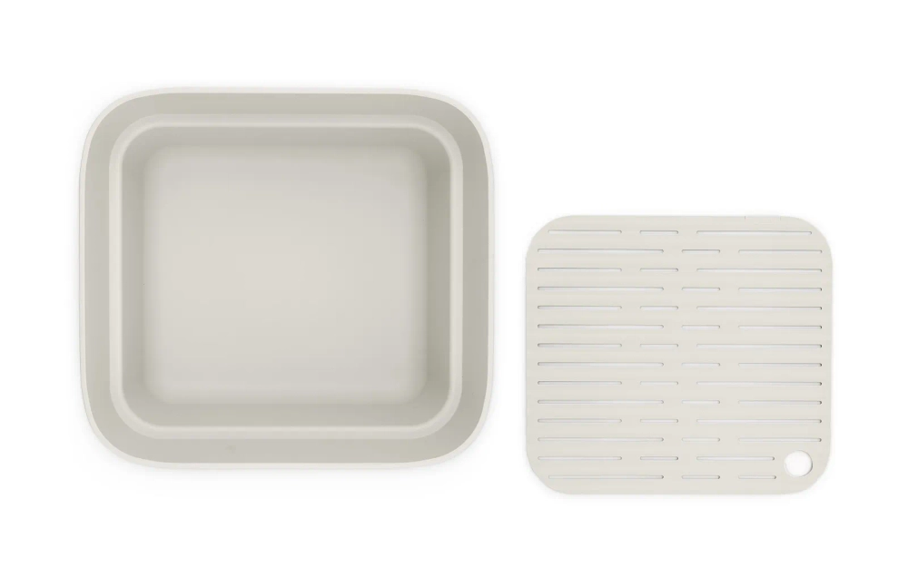 Brabantia Мойочный контейнер Sink Side с крылом для сушки, светло-серый 302688