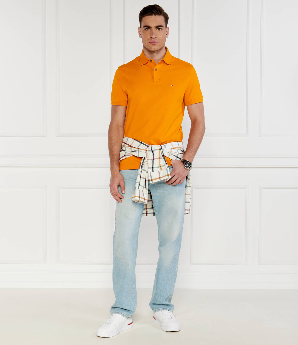 Поло 1985 Tommy Hilfiger - оранжевый(MW0MW17770)