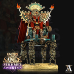 Grand Alliance Death Tomb Kings Tomb King Король гробниц миниатюра для dnd, днд, pathfinder, фентези, Настольная игра, НРИ, Варгейм, РПГ