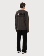 COMME DES FUCKDOWN ДЖЕМПЕР СЕРЫЙ