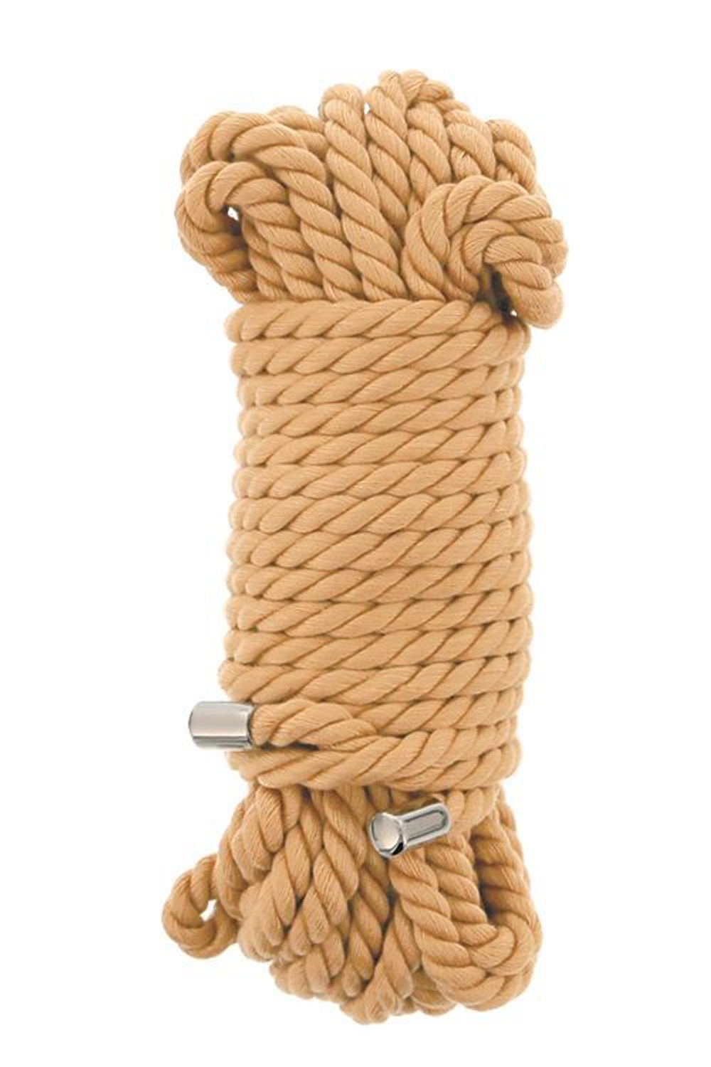 Хлопковая веревка PREMIUM BONDAGE ROPE COTTON - 10 м. (Цвет: телесный)