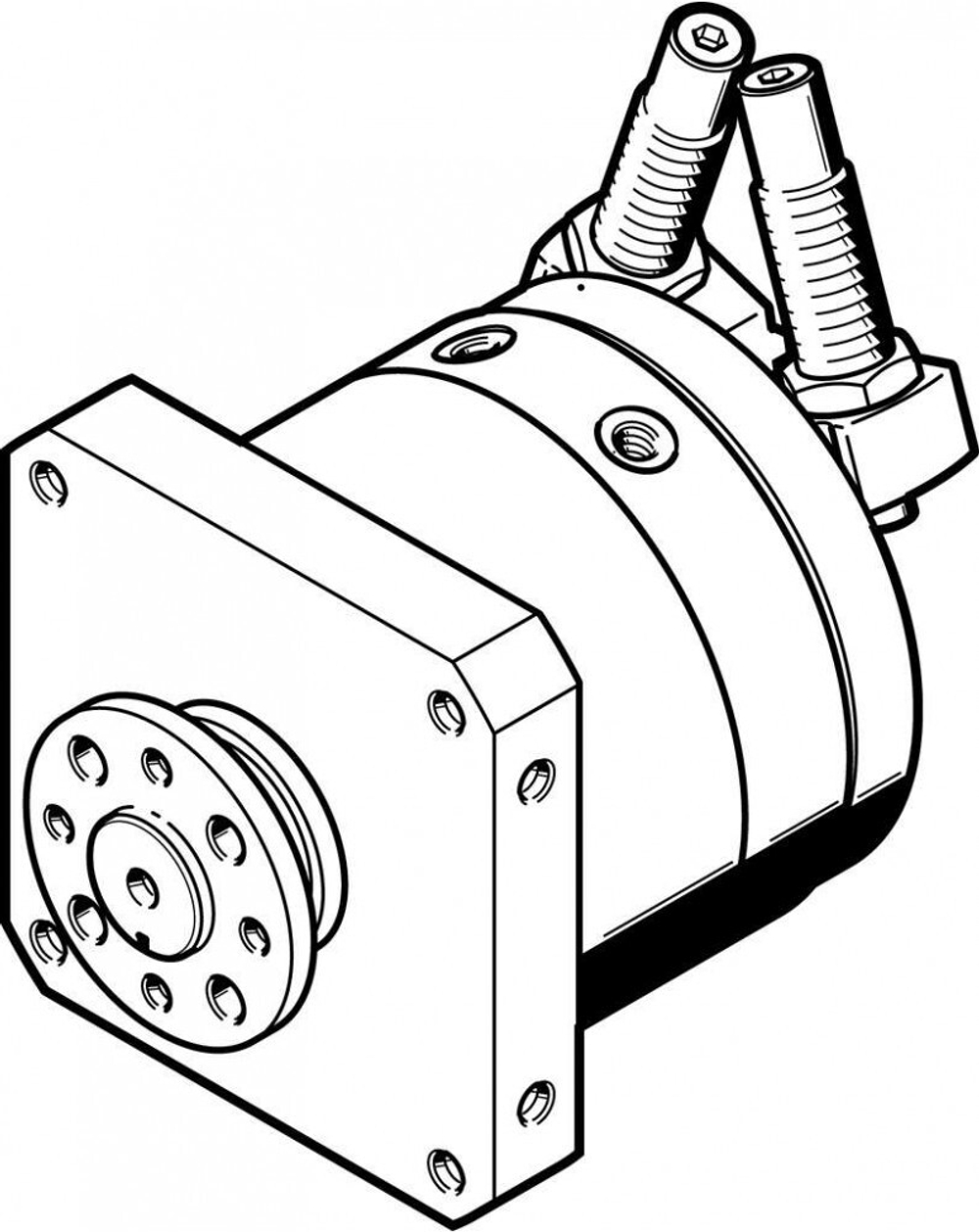 DSM-T-32-270-CC-FW-A-B Неполноповоротный привод
