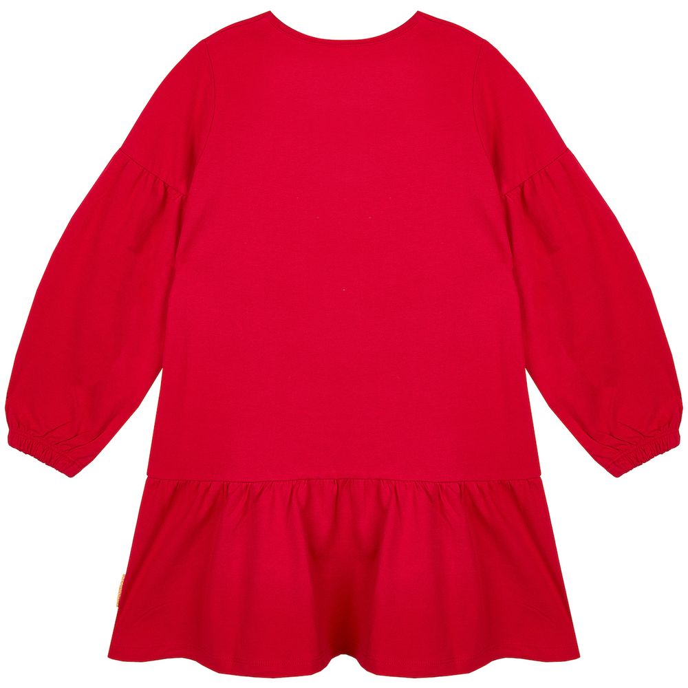 Красное платье для девочки KOGANKIDS