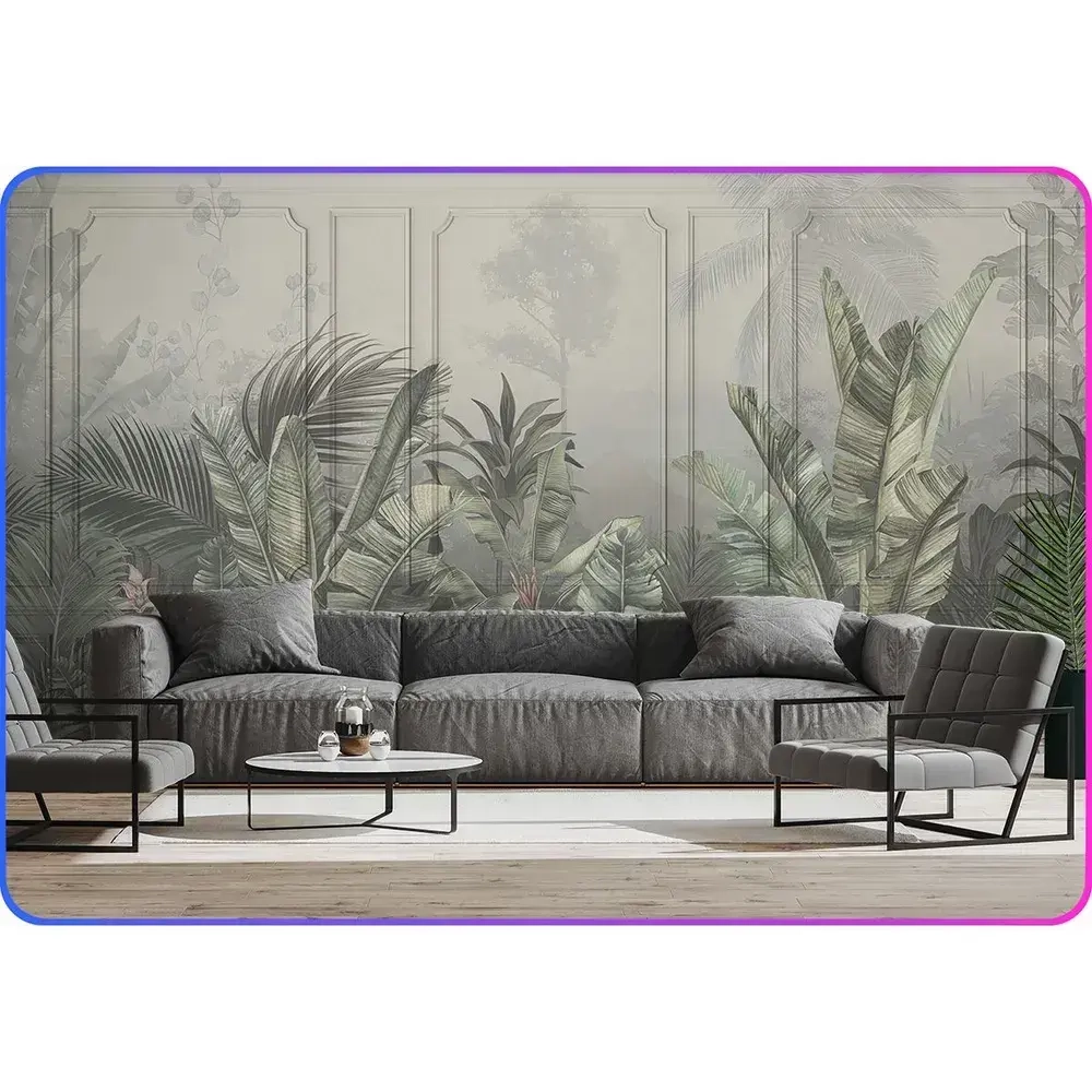 Фотообои на стену Тропические листья 500х270 см Luxury Walls AM39005