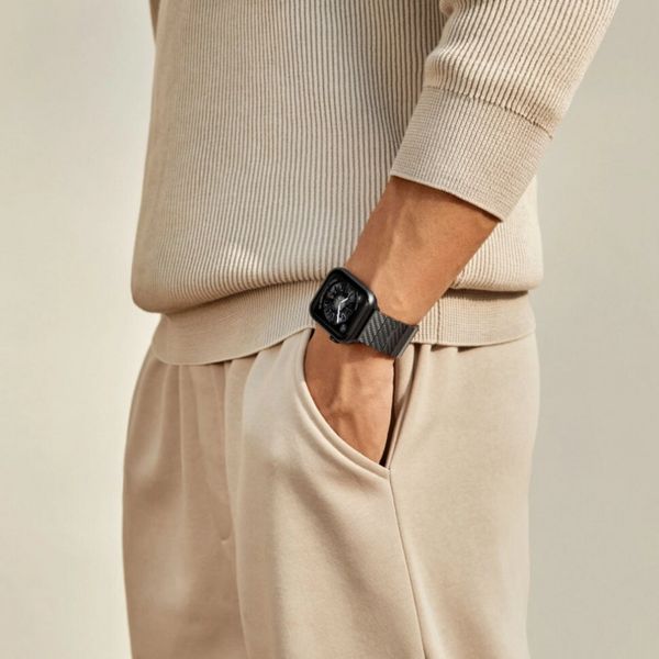 Браслет PITAKA Carbon Fiber Watch Band для Apple Watch Современный | Modern