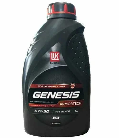 Масло моторное Лукойл Genesis Armortech FD 5W-30 SL/CF А5 В5 синтетическое 1л