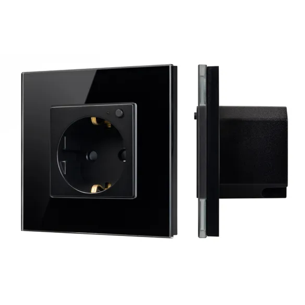 Розетка электрическая с Zigbee управлением SCT-OMALI-EUZB1-PL-BK (240V, 16A, Zigbee) (Arlight, -) 050216