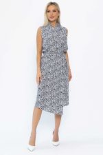 Платье Хьюми (черное/цветы) П13936-35М LT Collection