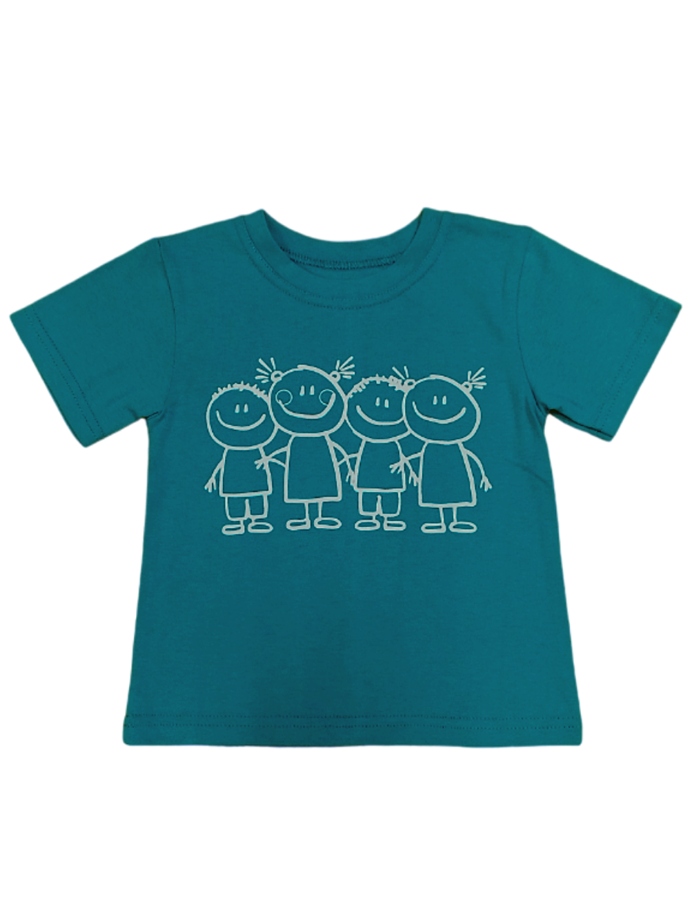 1401 Футболка детская бирюзовый (72-140)