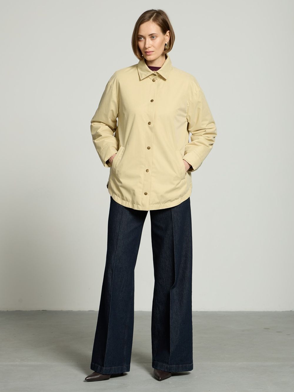 Куртка Бостон желтая утепленная