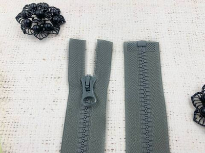 Молнии трактор АРТА-Ф 2076, Латвия, Т6, L 85 см, серый