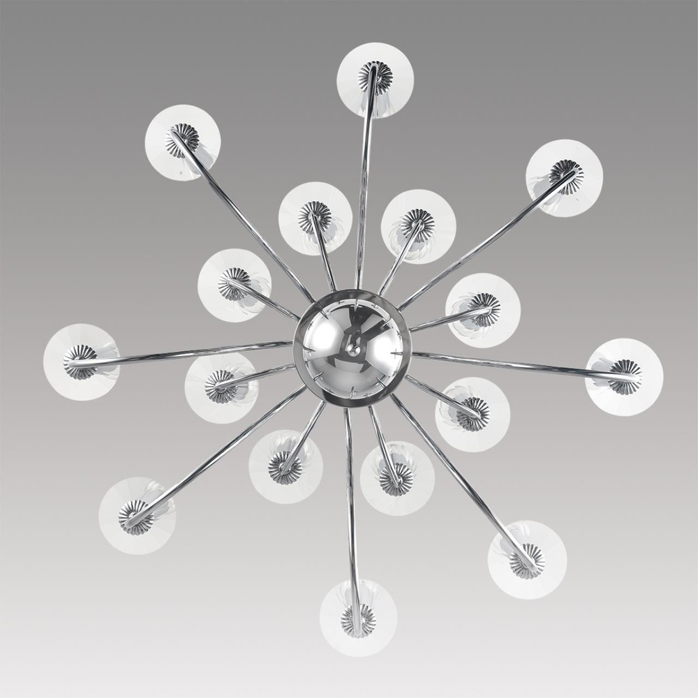 8034/16 CLASSI LN25 18 хром, металл/стекло Люстра подвесная Е14 16*40W 220V INCANTO