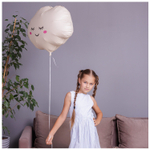 Фольгированный шар-фигура «Облако» в кремовом цвете, 69 см