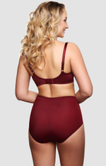 Трусики-макси с кружевными вставками (Размер: 58) (Цвет: пудровый)