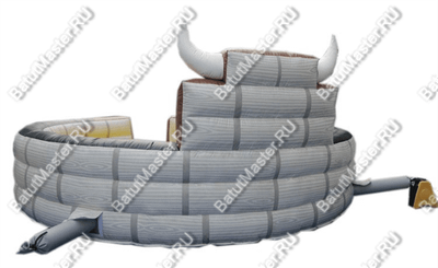 Надувной батут для аттракциона Родео "Рога и копыта", 5*5*3 м