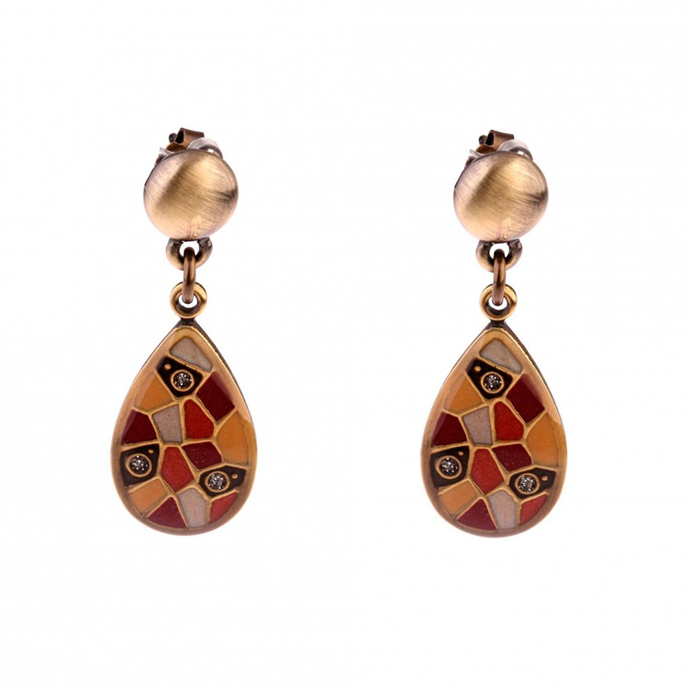 Серьги Clara Bijoux A51808.8.T BR/BW