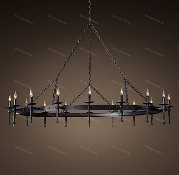 replica  CIRCA 1920 SPANISH TORCH ROUND Restoration Hardware 68290546