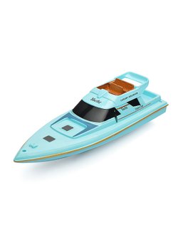 Игрушка Лодка Вояж на батарейках (53901), цвет голубой