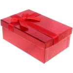 Коробка подарочная «Изысканность» 21*14*8 см, Красный
