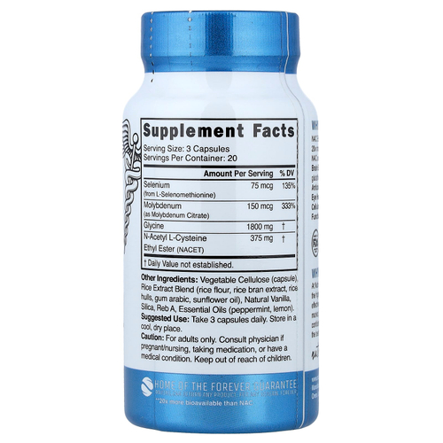 Nutri, Glynac-ET, 60 Vegan Capsules