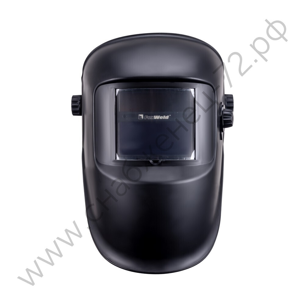 Маска сварщика КОРУНД черная (ф-р АСФ 4/9-13 с внеш. рег., пр-во FoxWeld) ,без коробки