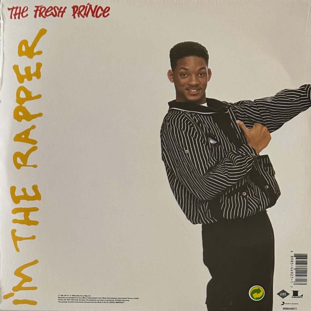 DJ Jazzy Jeff & The Fresh Prince - He's The DJ, I'm The Rapper 2LP (Европа 2017г.)