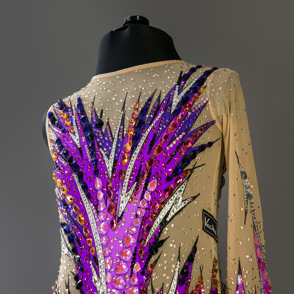 купальник со стразами