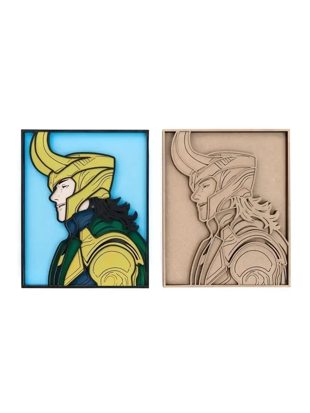 3D Картина по номерам Локи, Marvel