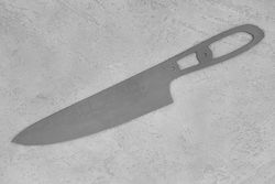 Заготовка для ножа, сталь VG-10 2,8мм. Модель "Премьер Ш190" с клинком 190мм, ТО 62-63HRC