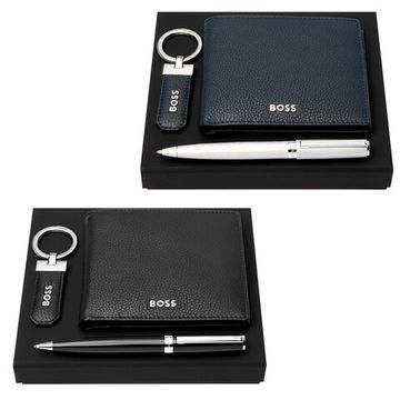 Набор Hugo Boss (шариковая ручка, брелок и кошелек)