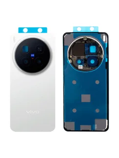 Задняя крышка для Vivo X300 Pro белая (White) со стеклом камеры
