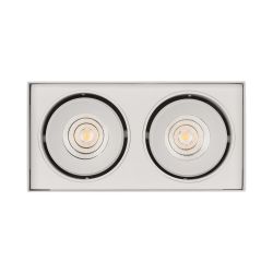 Светильник SP-CUBUS-S100x200-2x11W Warm3000 (WH, 40 deg, 230V) (Arlight, IP20 Металл, 3 года) 023084(2)