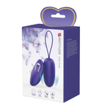 Фиолетовое виброяйцо Selkie-Youth с пультом ДУ (Цвет: синий)