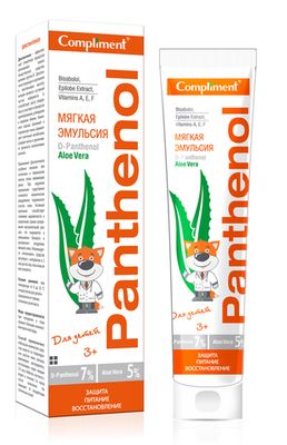 Compliment Panthenol Aloe Vera Мягкая Эмульсия для детей, 75мл