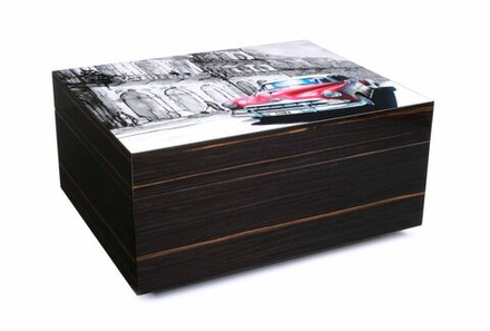 Хьюмидор Gentili Fumatore Red Car на 50 сигар, Эбеновое дерево